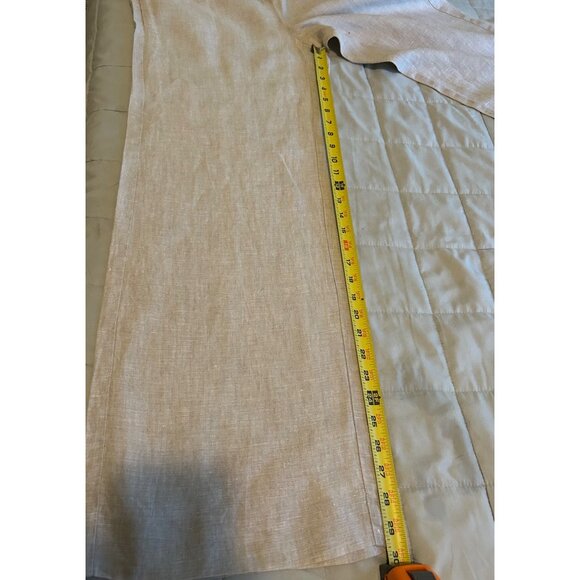 J.Crew Essential Wide Leg 100% LINEN Pants Womens 6 Beige High Rise Trousers Wor - Picture 6 of 12